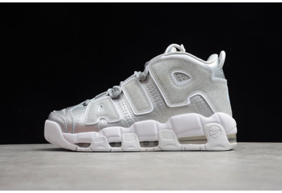 Nike Air More Uptempo Metallic Silver 917593-003 